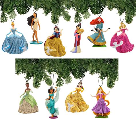 disney christmas princess ornaments|More.